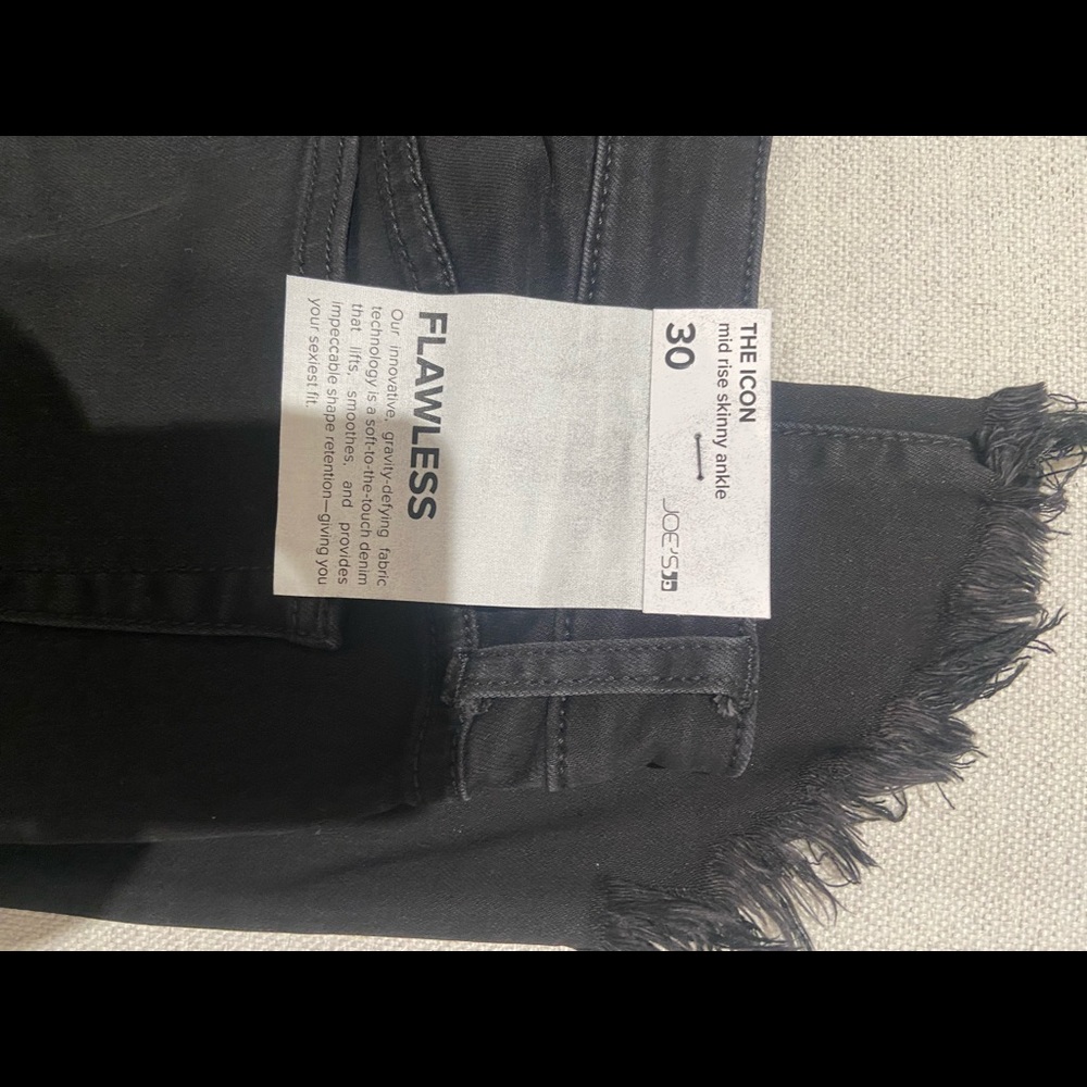COPY - Joe’s flawless black jeans size 30